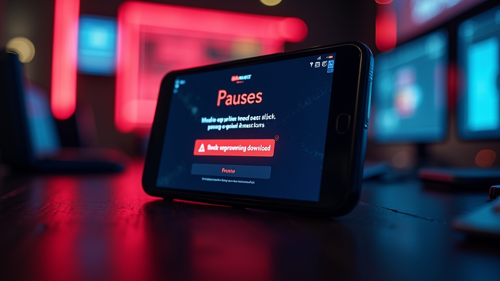 Usuario revisando errores de descarga de Orobet App y Apk en Android
